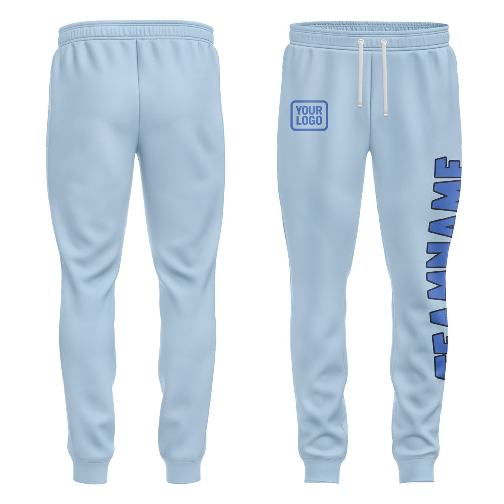 Custom Light Blue Sky Blue Pants