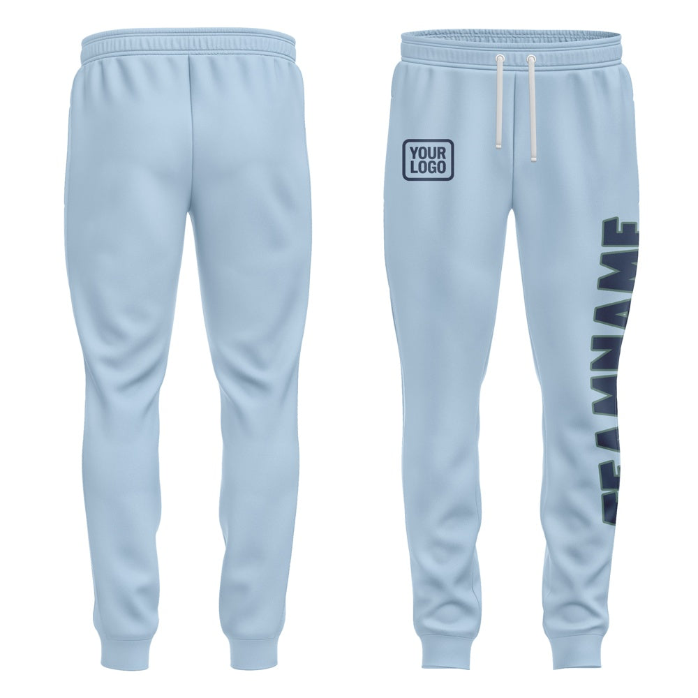 Custom Light Blue Blue Pants