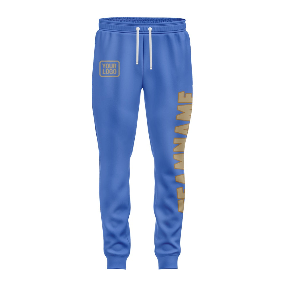 Custom Sky Blue Light Khaki Pants