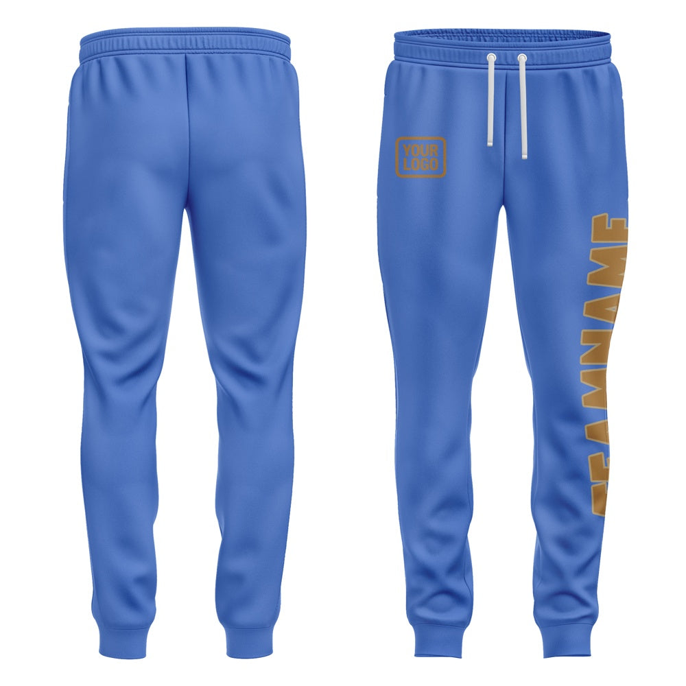 Custom Sky Blue Khaki Pants