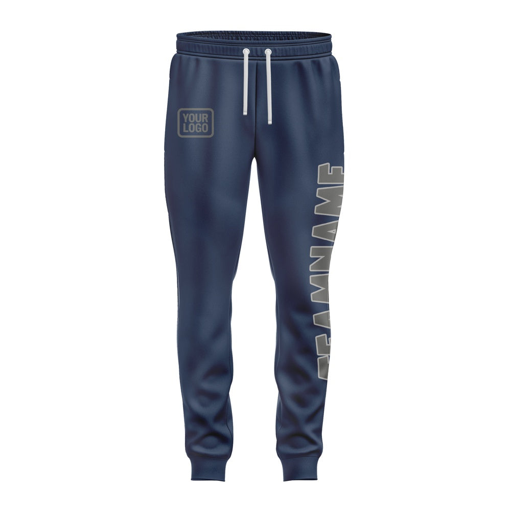 Custom Blue Dark Grey Pants