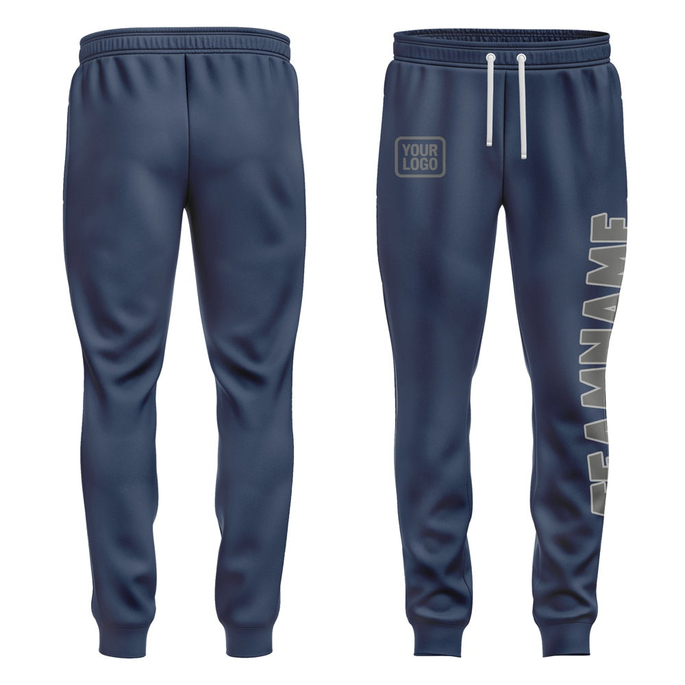 Custom Blue Dark Grey Pants