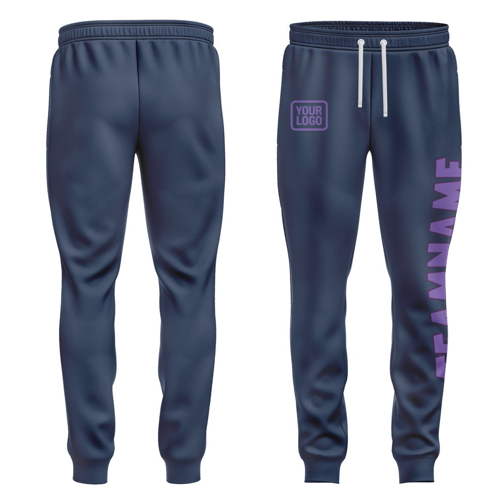 Custom Blue Light Purple Pants