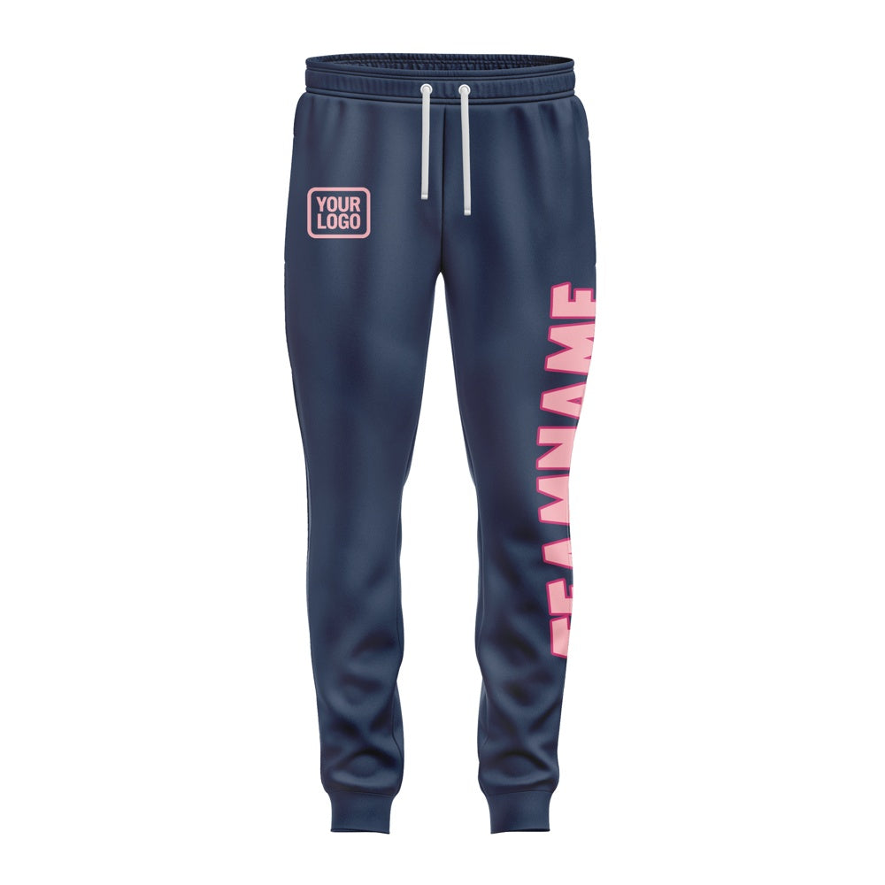 Custom Blue Light Pink Pants