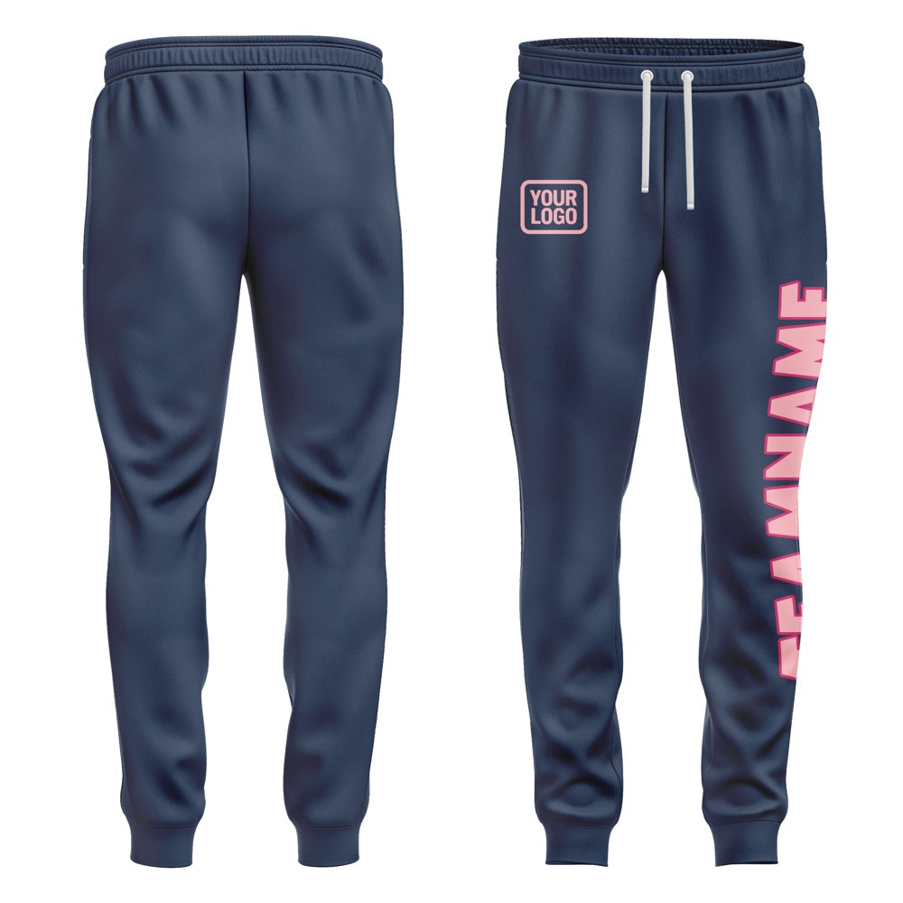 Custom Blue Light Pink Pants