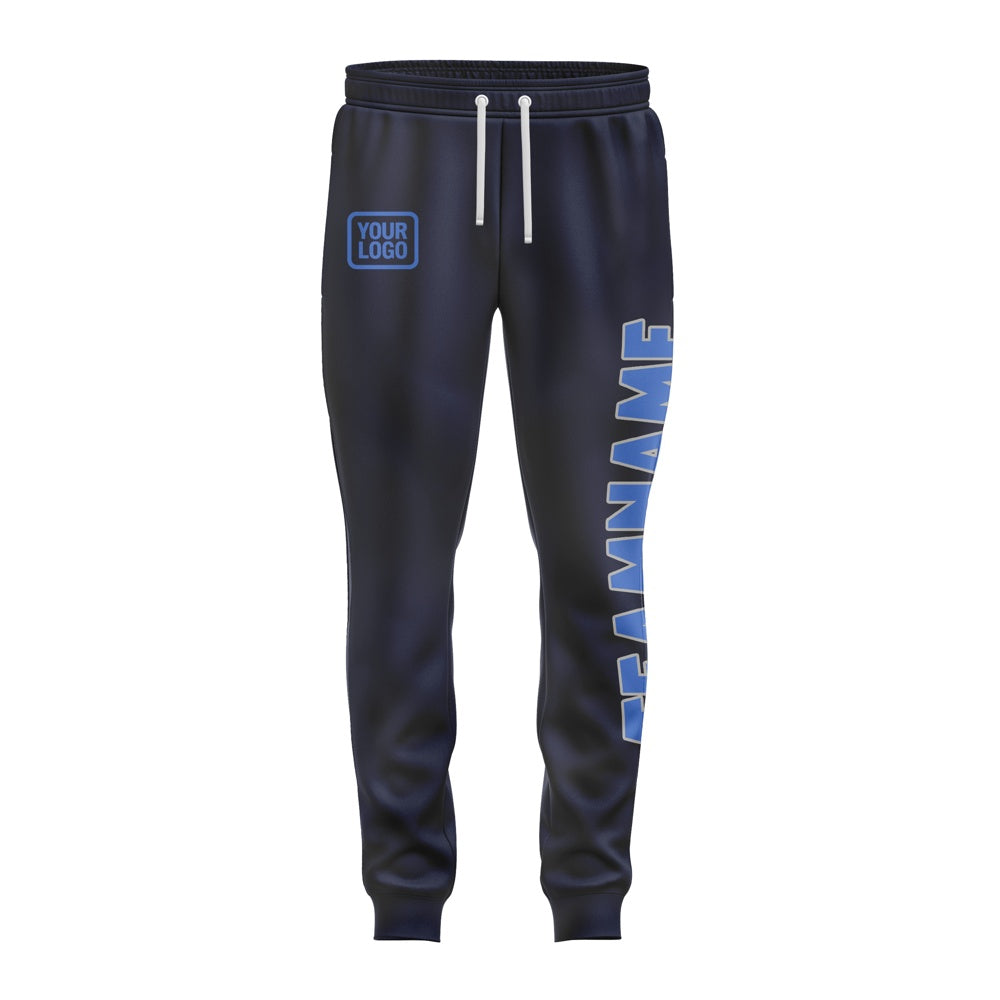 Custom Navy Sky Blue Pants