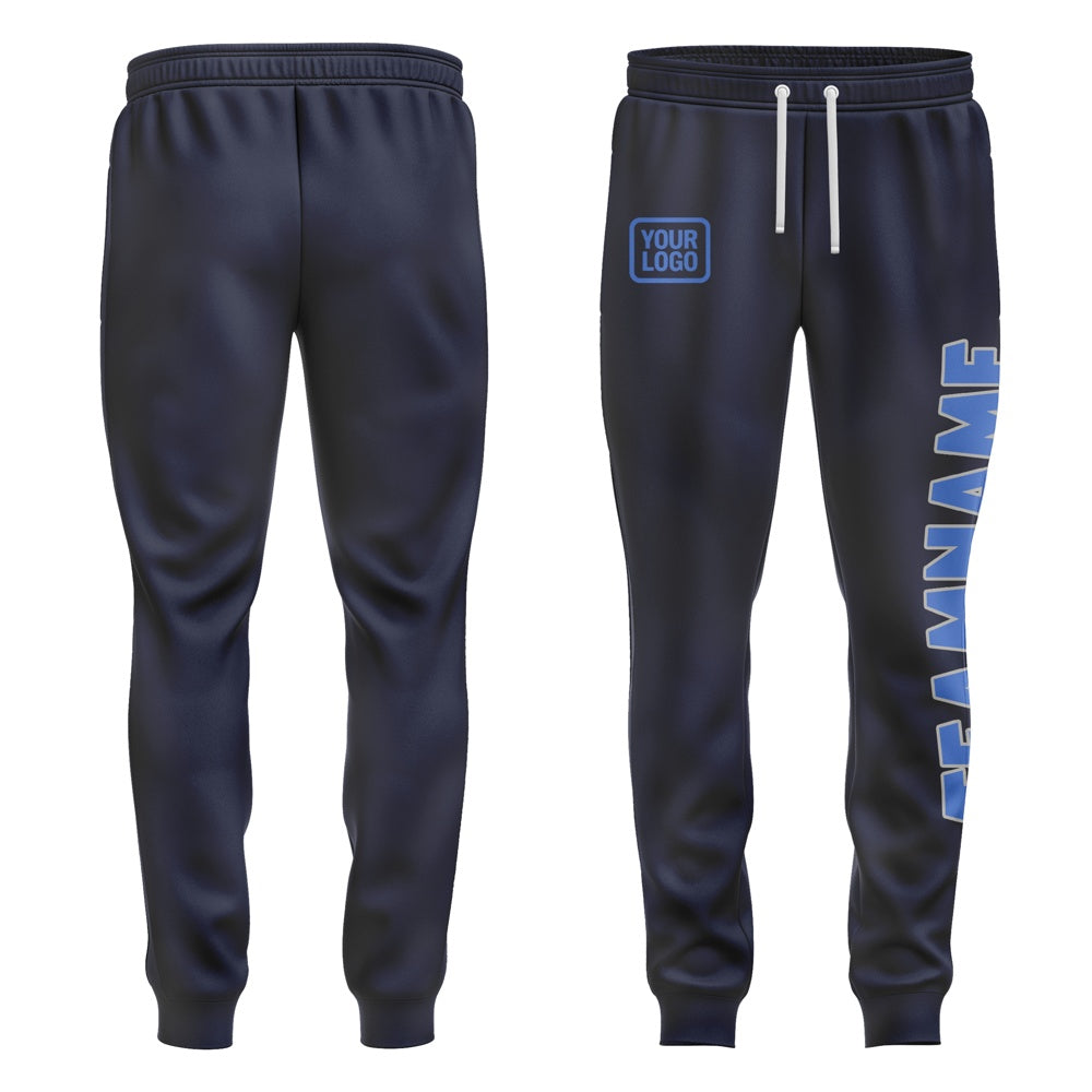 Custom Navy Sky Blue Pants