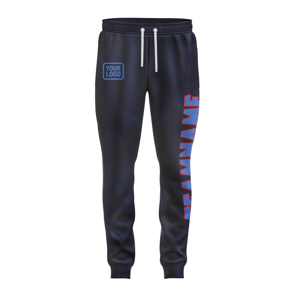 Custom Navy Sky Blue Pants