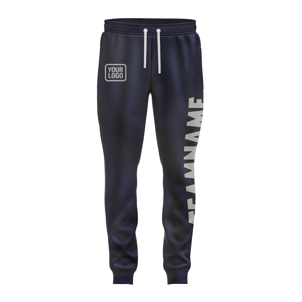 Custom Navy Gray Pants