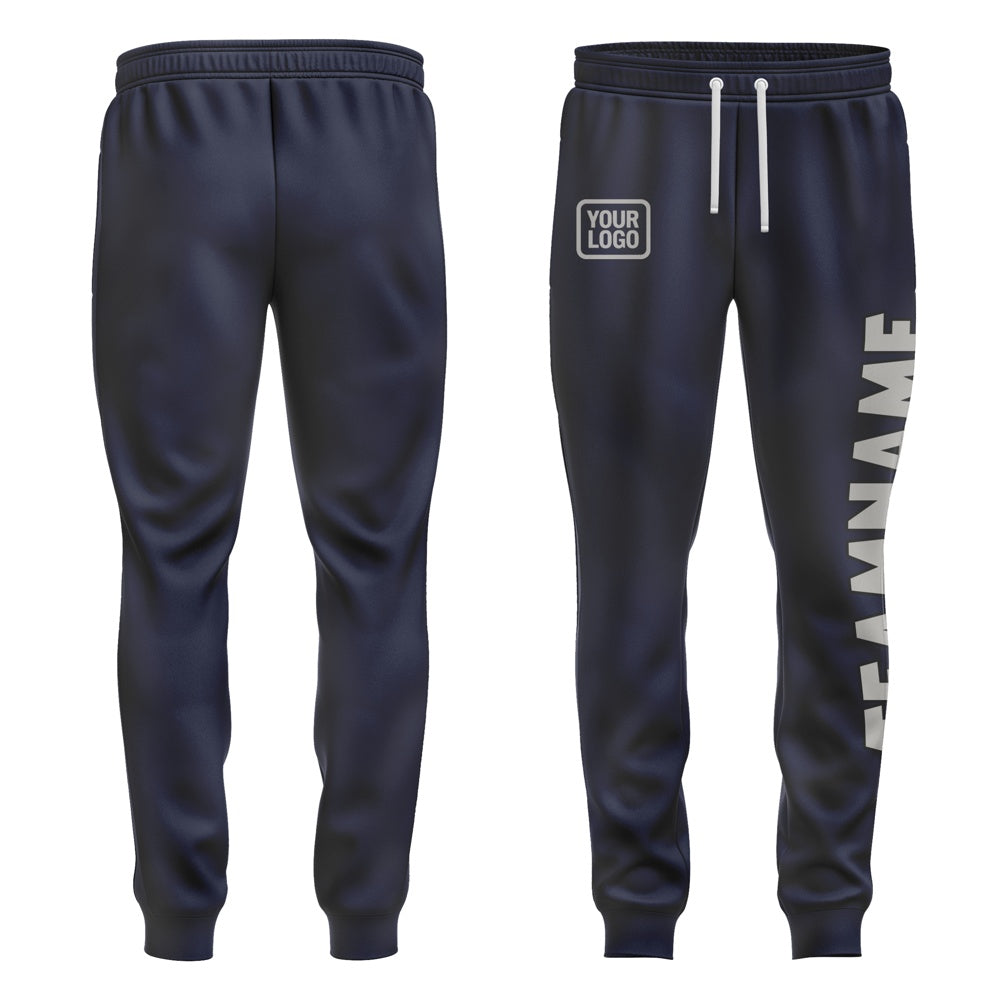 Custom Navy Gray Pants