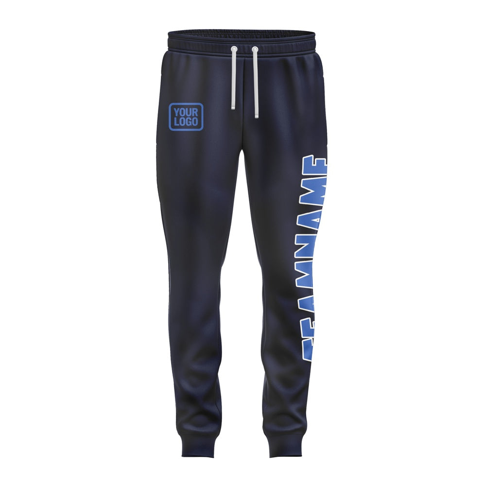 Custom Navy Sky Blue Pants