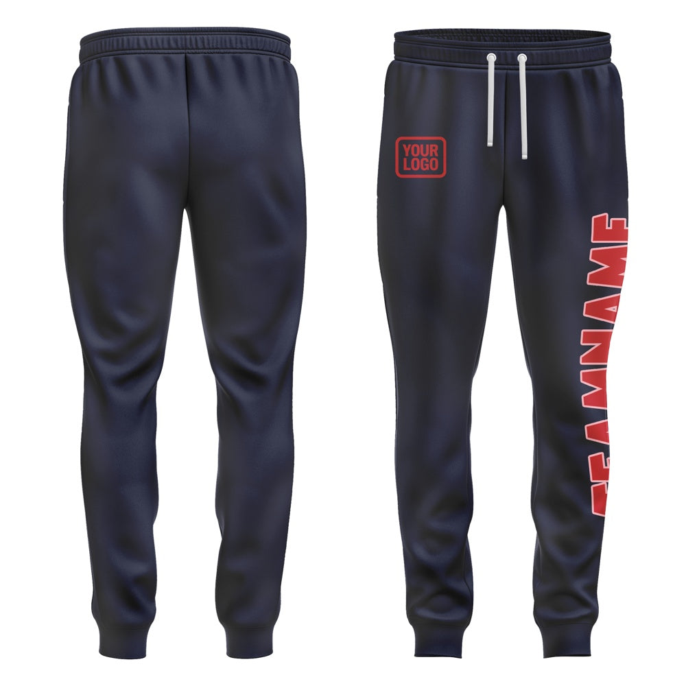 Custom Navy Red Pants