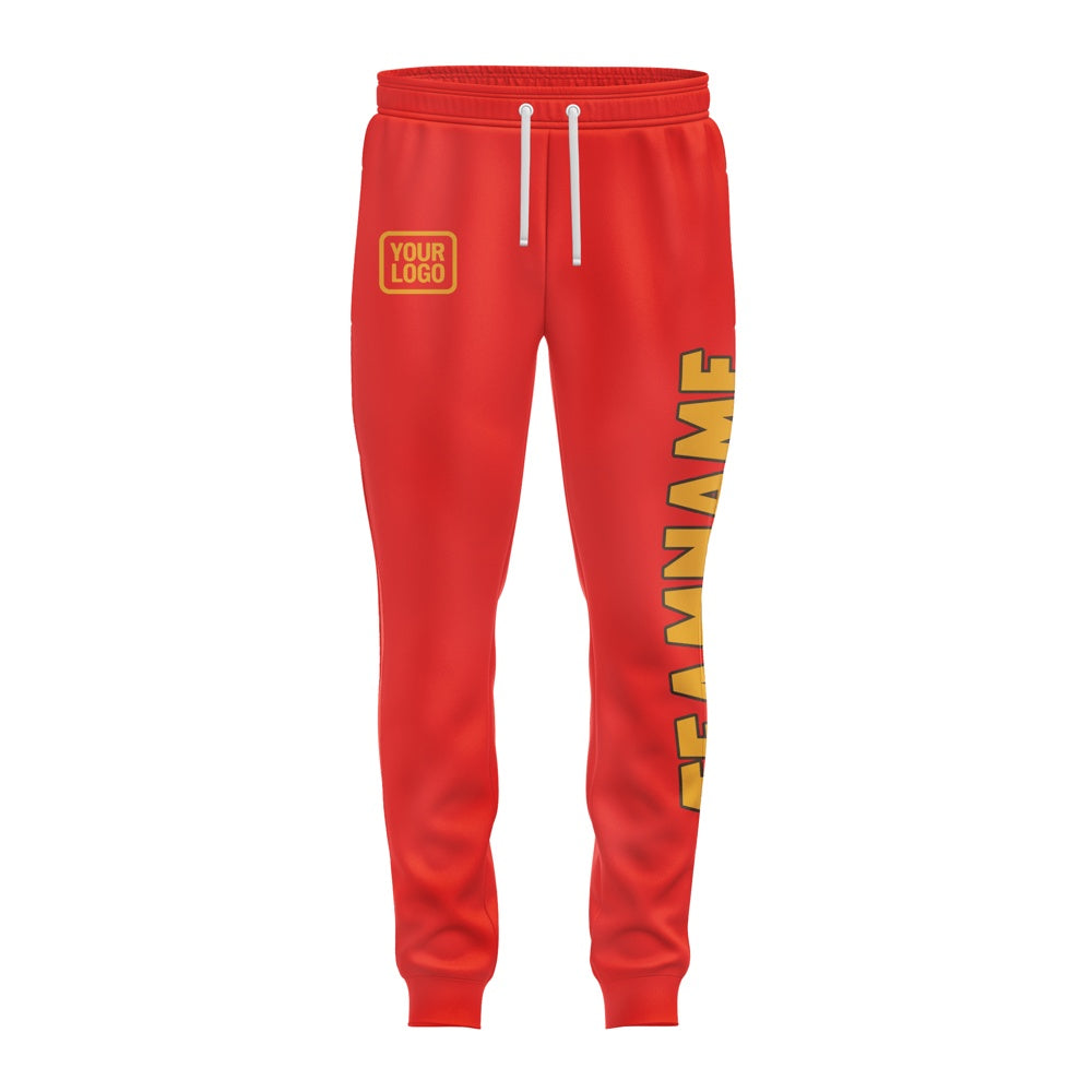 Custom Orange Red Yellow Pants