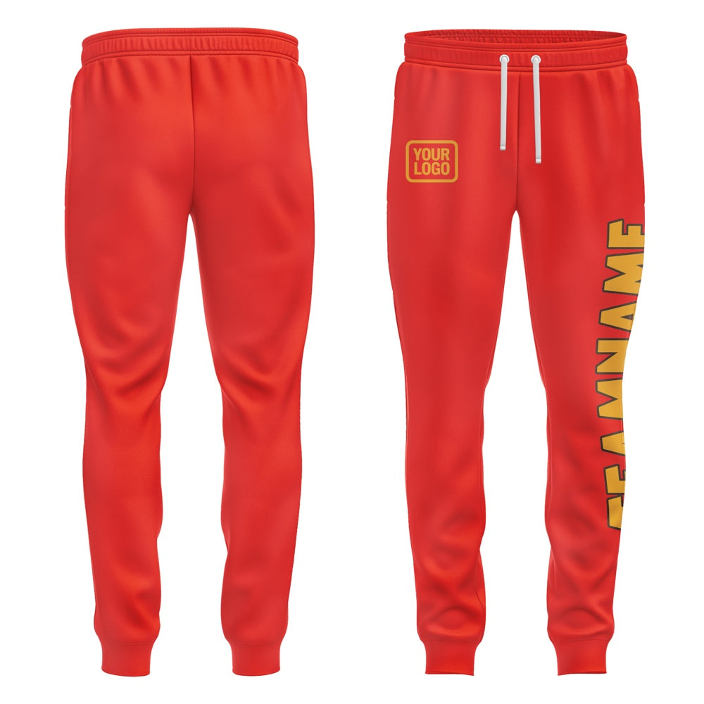 Custom Orange Red Yellow Pants
