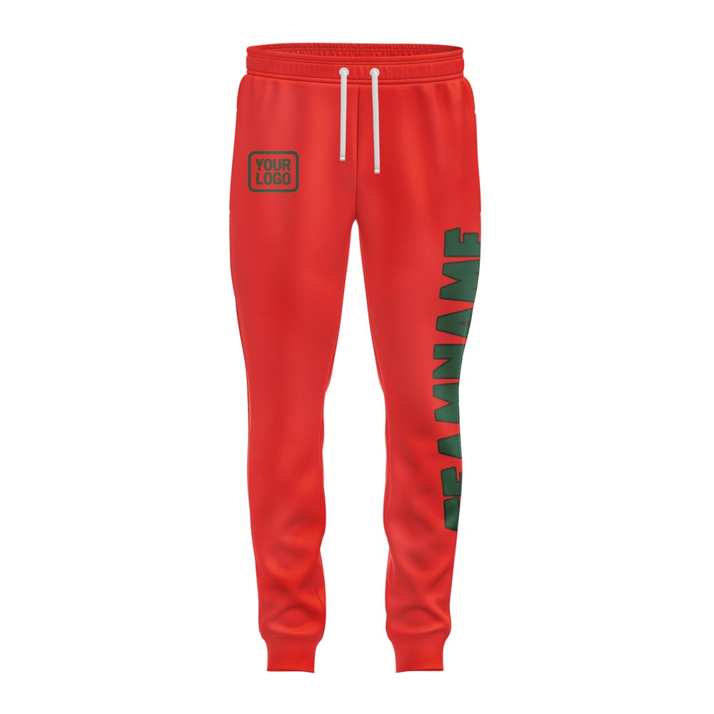 Custom Orange Red Green Pants