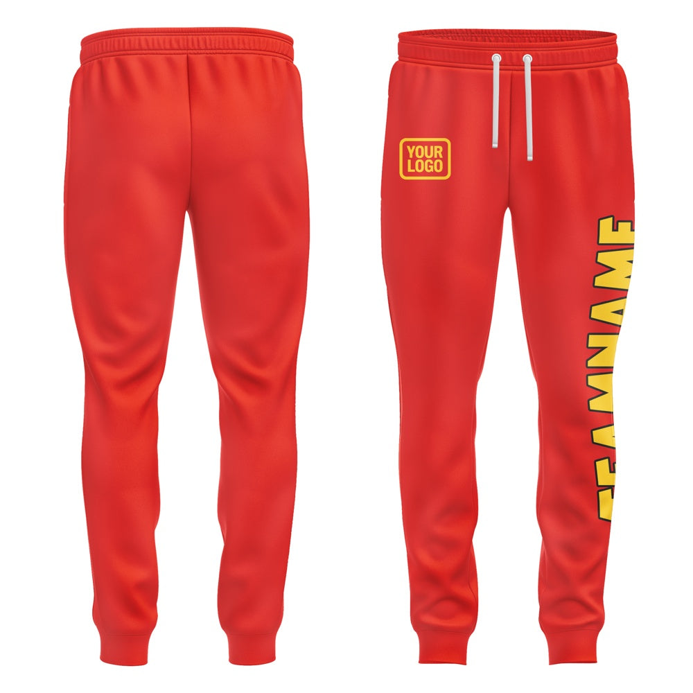 Custom Orange Red Gold Pants