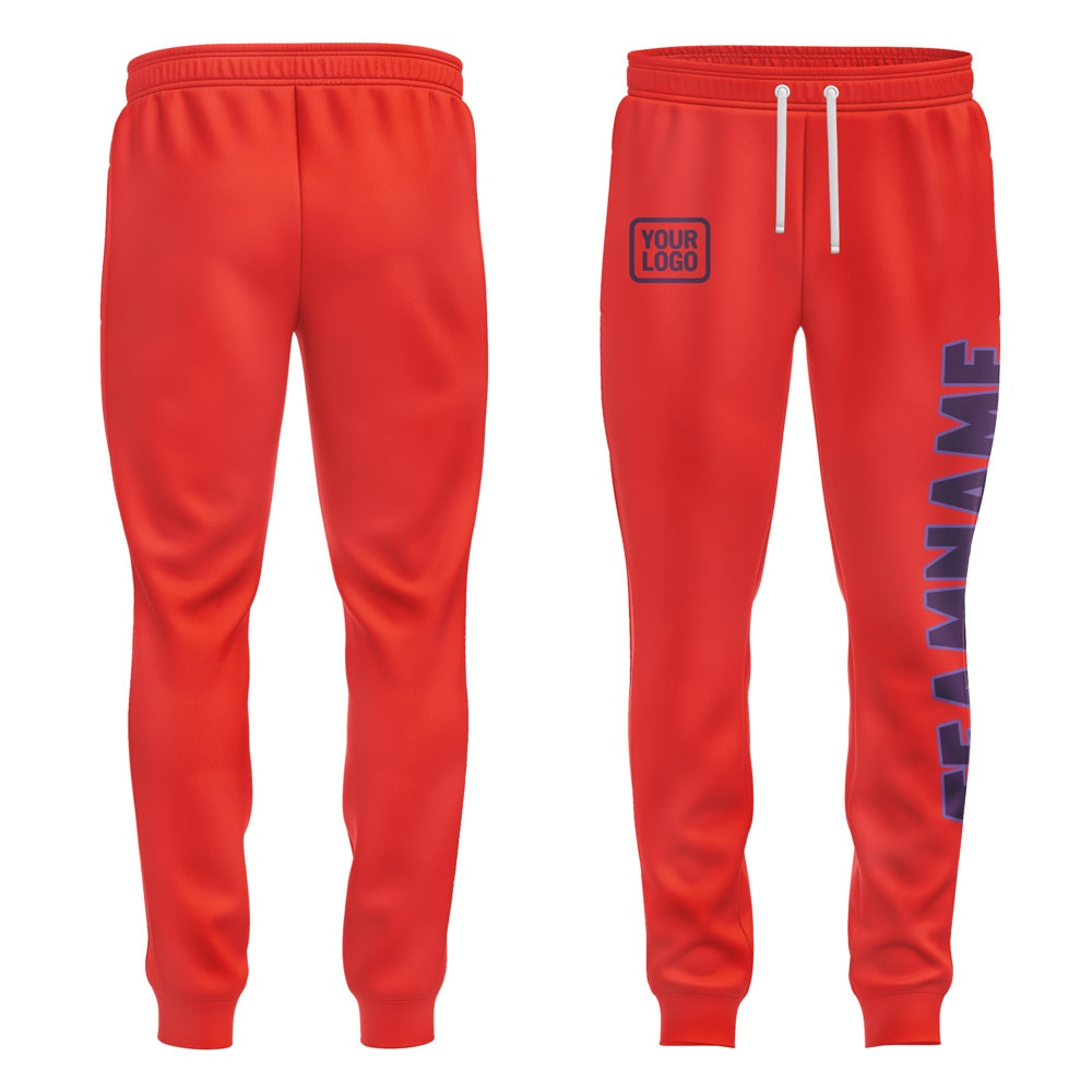 Custom Orange Red Purple Pants