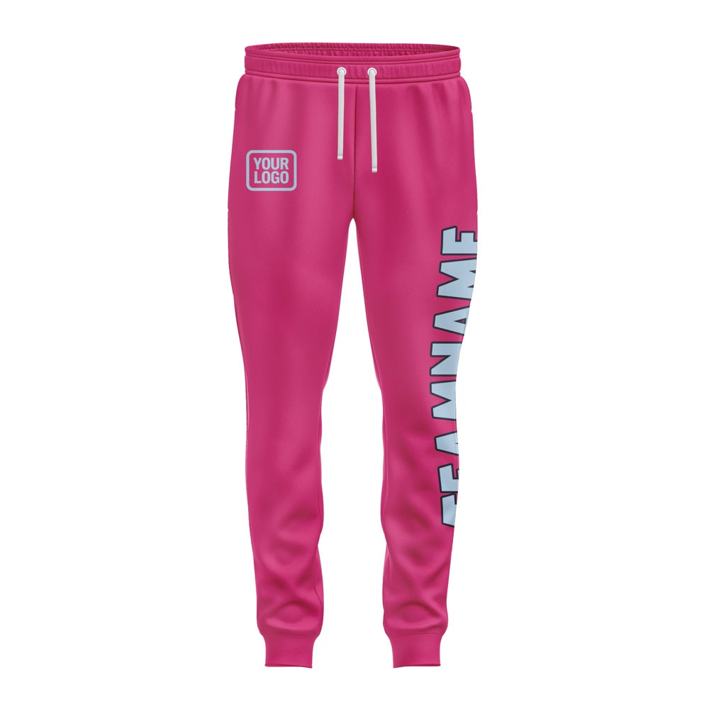 Custom Pink Light Blue Pants