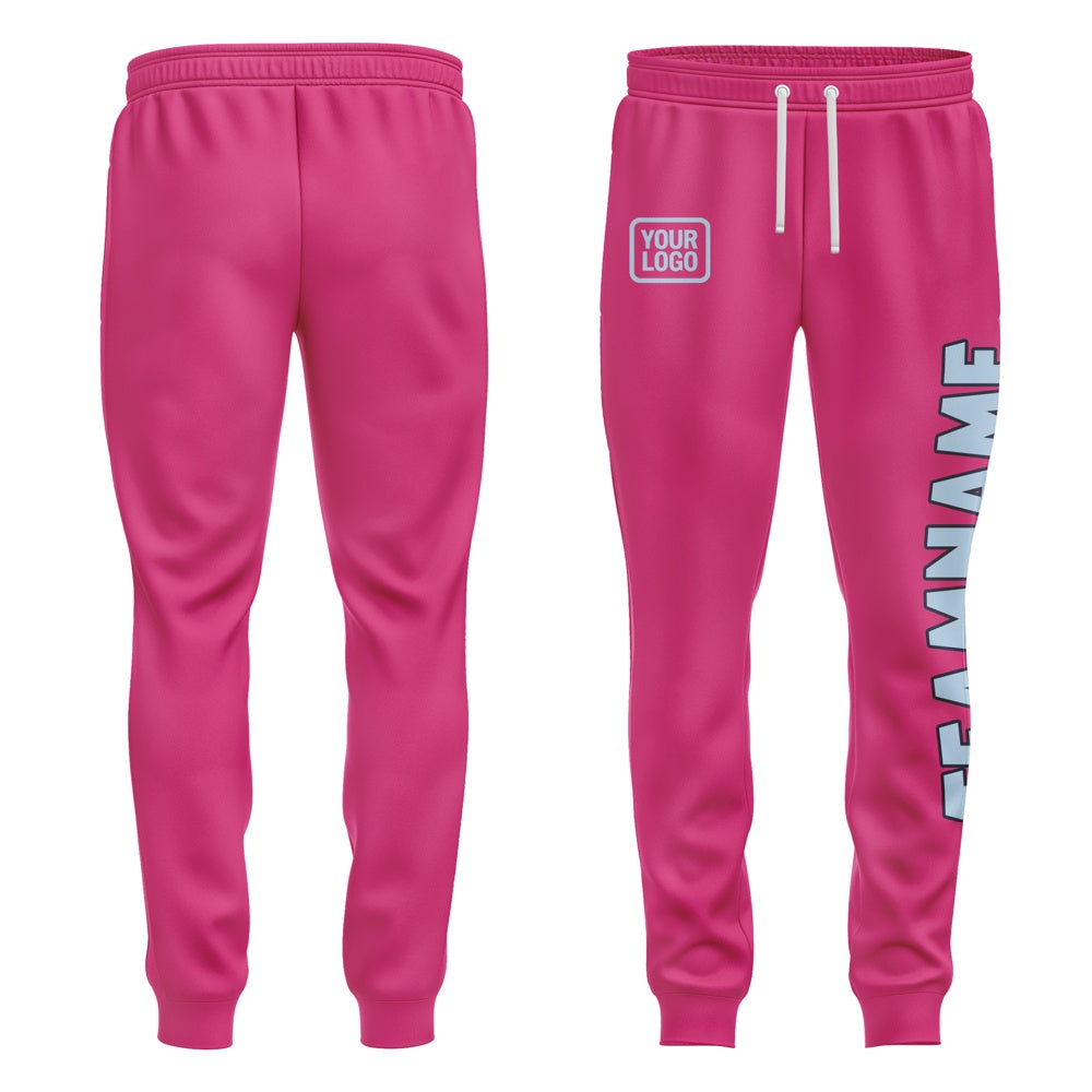 Custom Pink Light Blue Pants