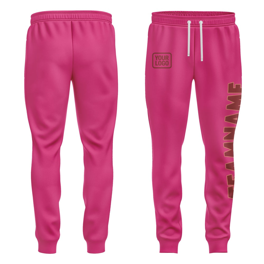 Custom Pink Crimson Red Pants