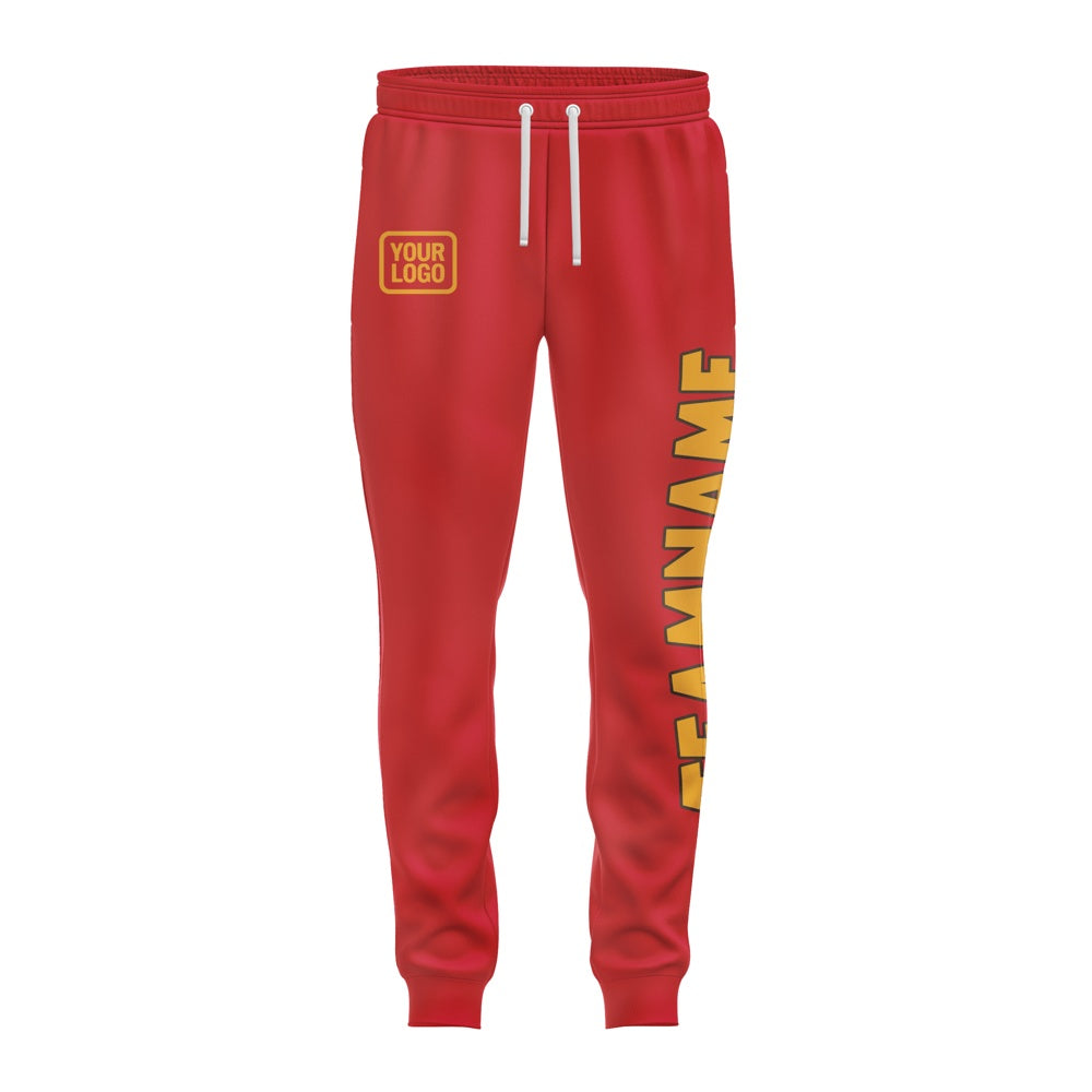 Custom Red Yellow Pants