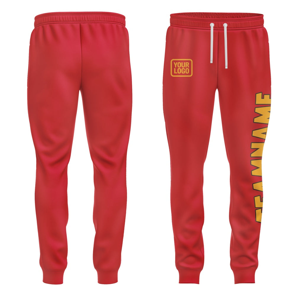 Custom Red Yellow Pants