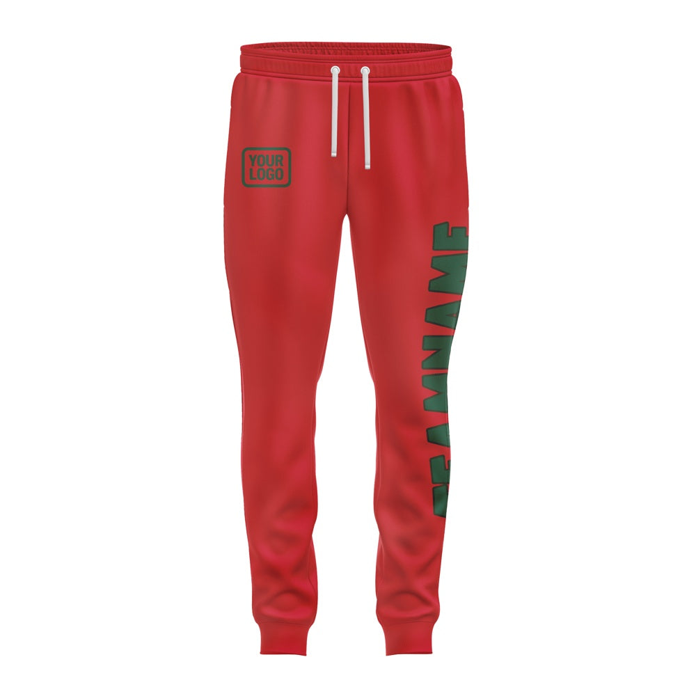 Custom Red Green Pants