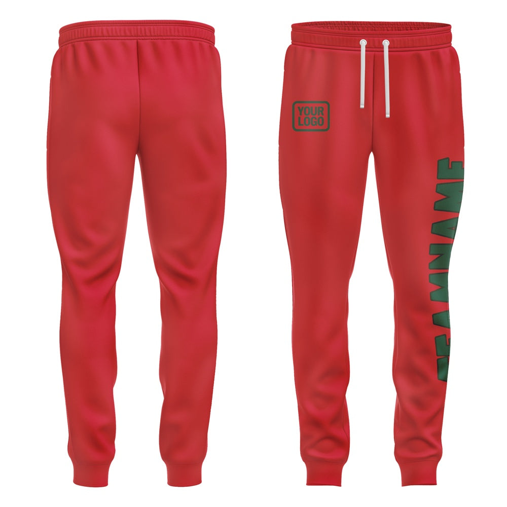 Custom Red Green Pants