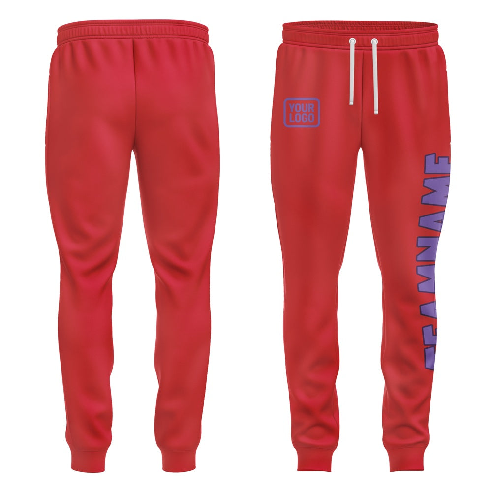 Custom Red Light Purple Pants