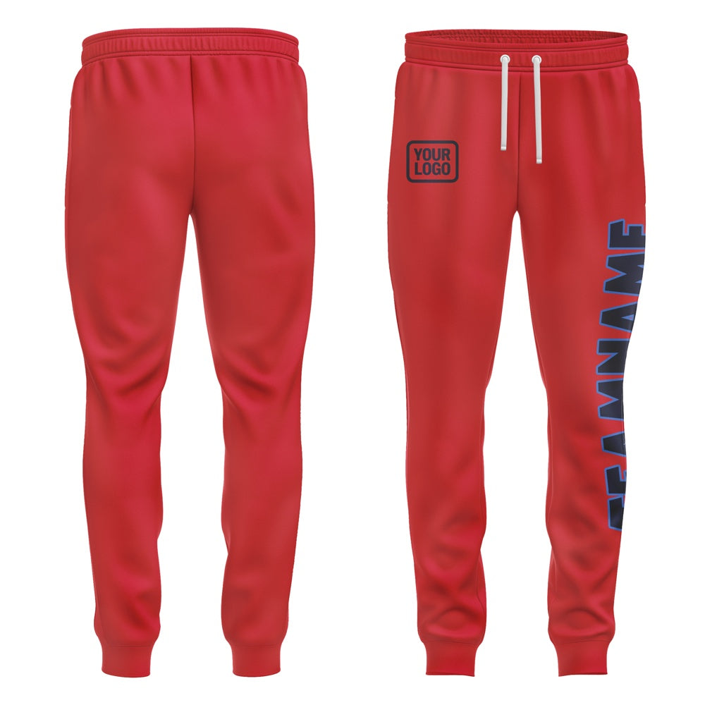 Custom Red Navy Pants