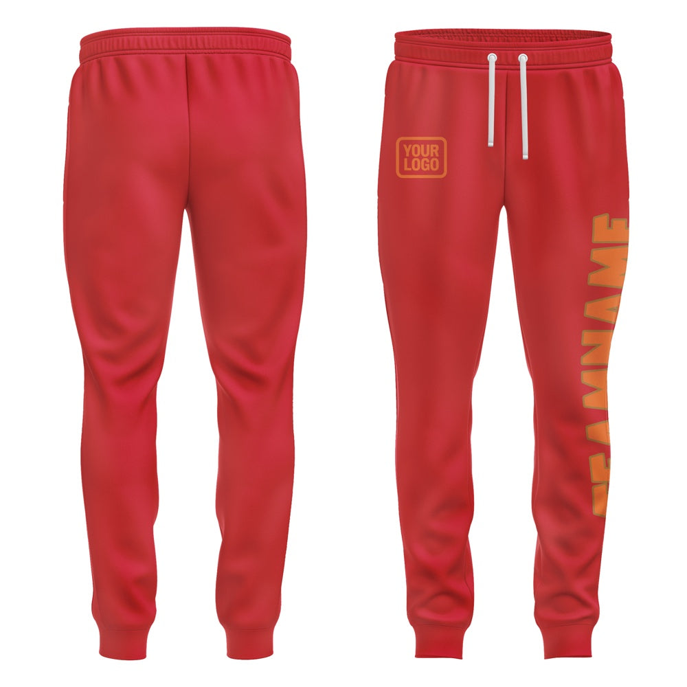 Custom Red Orange Pants