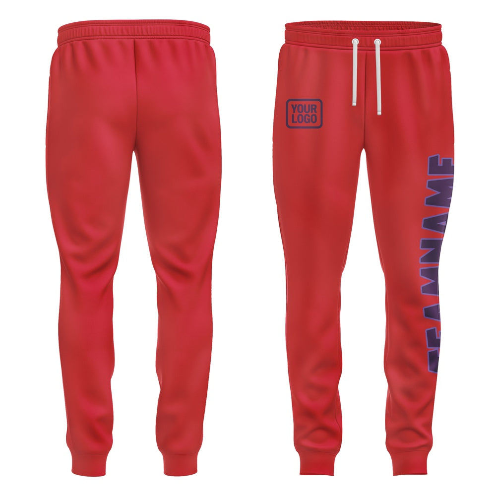 Custom Red Purple Pants