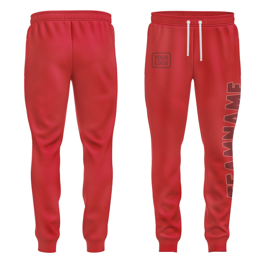 Custom Red Crimson Red Pants