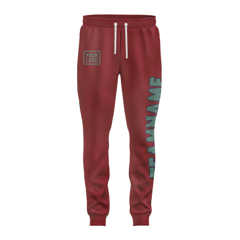 Custom Crimson Red Blue Green Pants