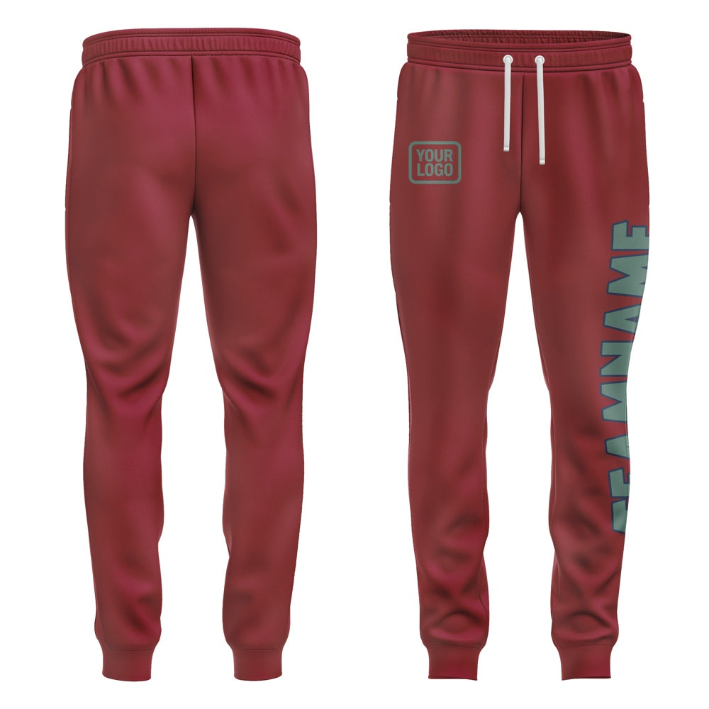 Custom Crimson Red Blue Green Pants