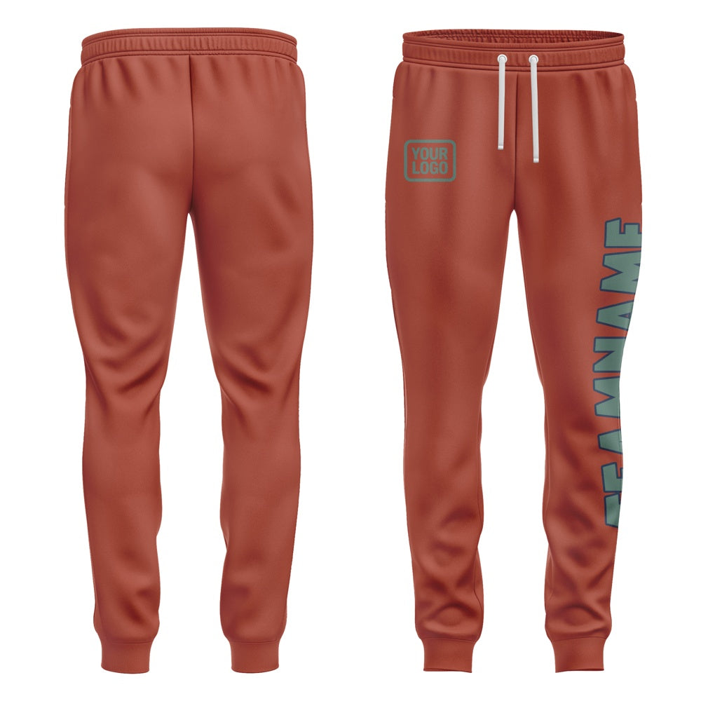 Custom Coral Red Blue Green Pants