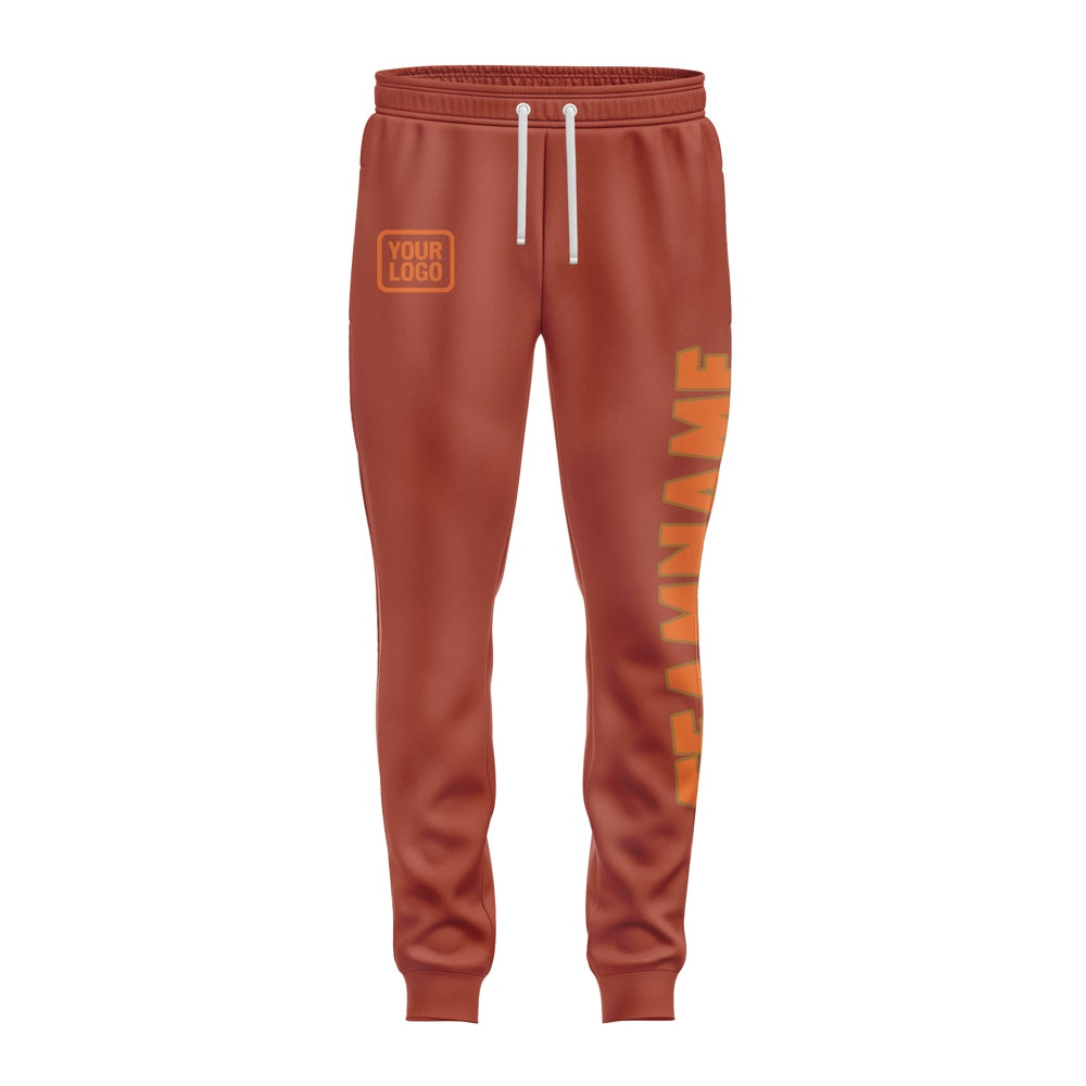 Custom Coral Red Orange Pants