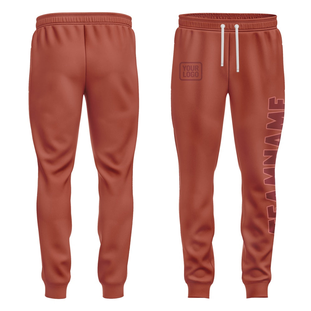 Custom Coral Red Crimson Red Pants