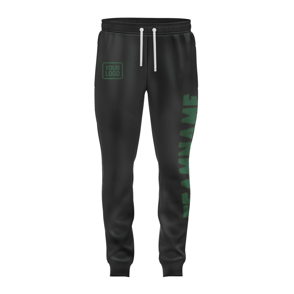 Custom Black Green Pants