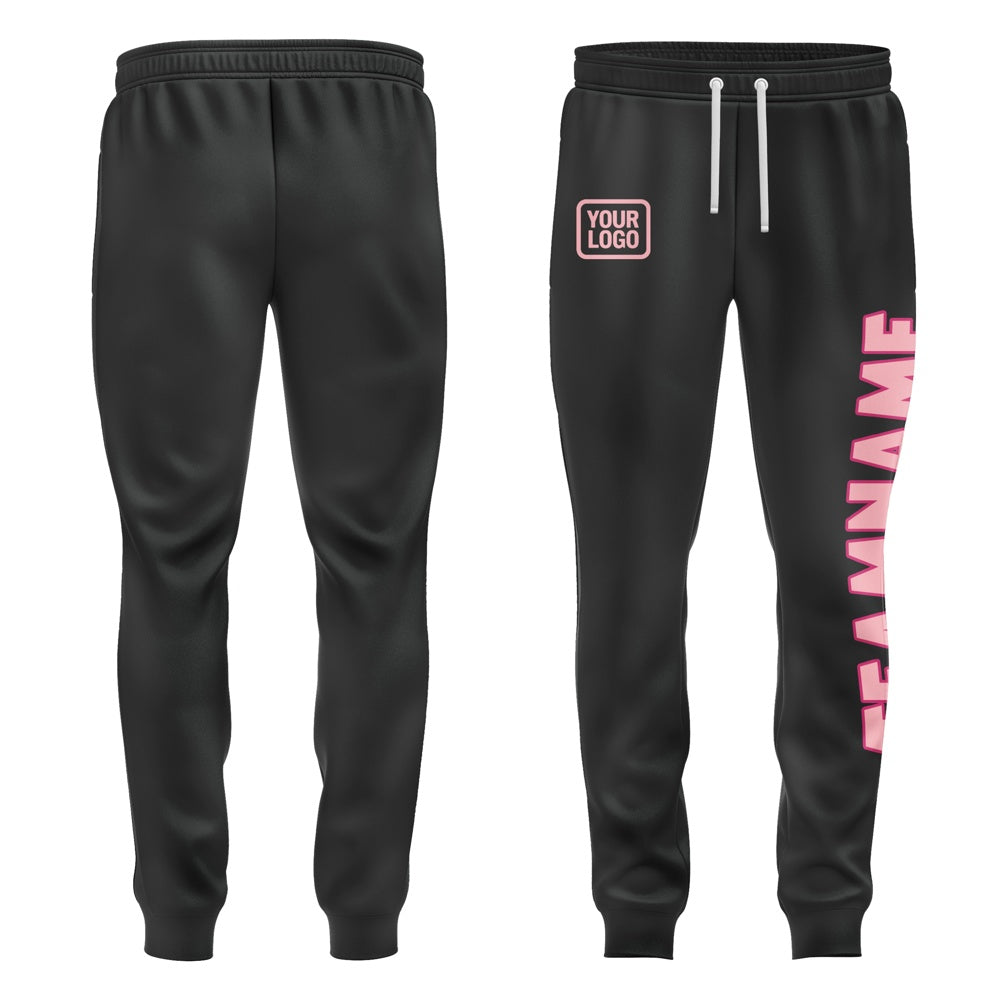 Custom Black Light Pink Pants