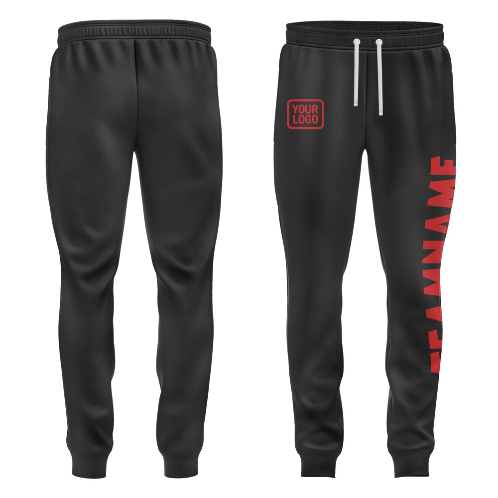 Custom Black Red Pants