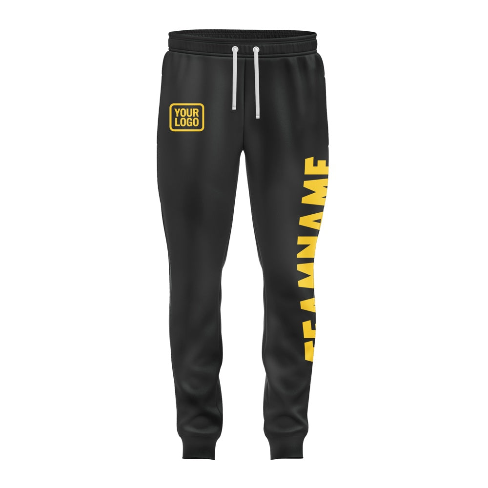 Custom Black Gold Pants