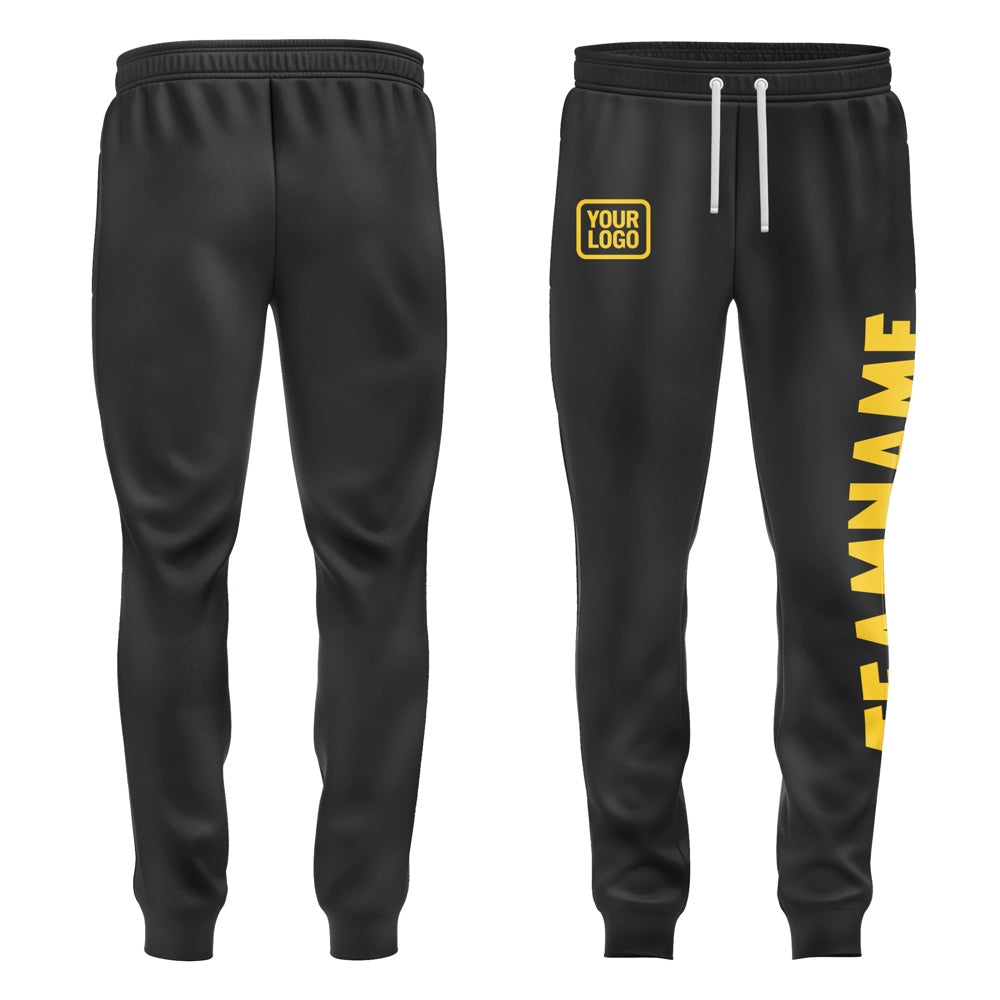 Custom Black Gold Pants