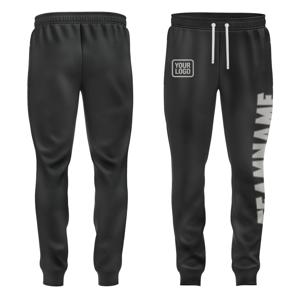 Custom Black Gray Pants