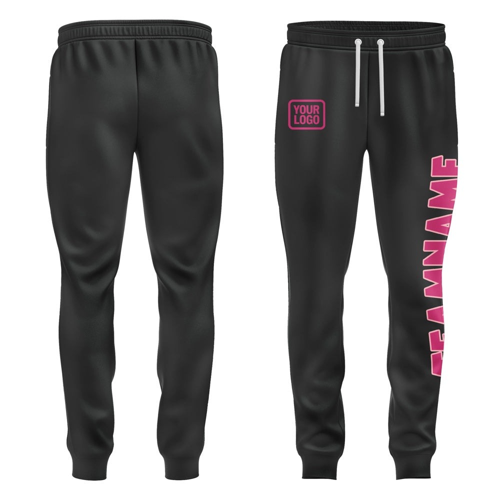 Custom Black Pink Pants