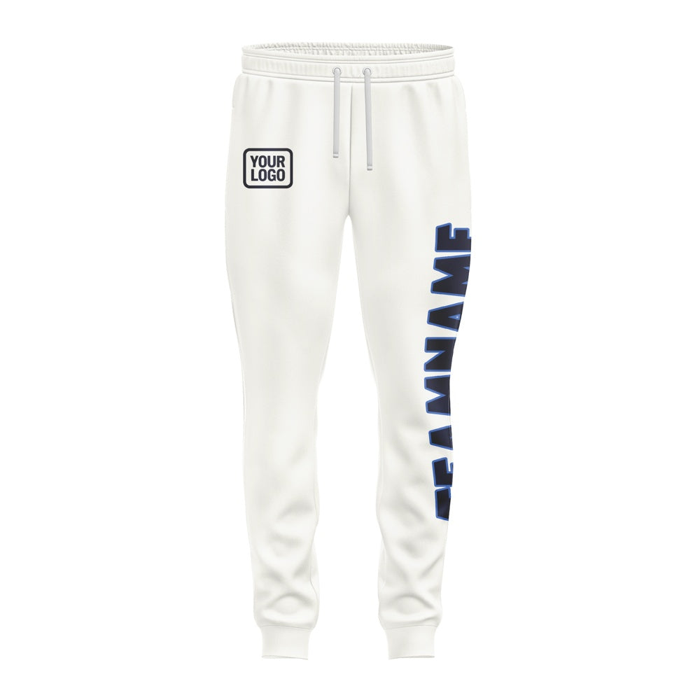 Custom White Navy Pants