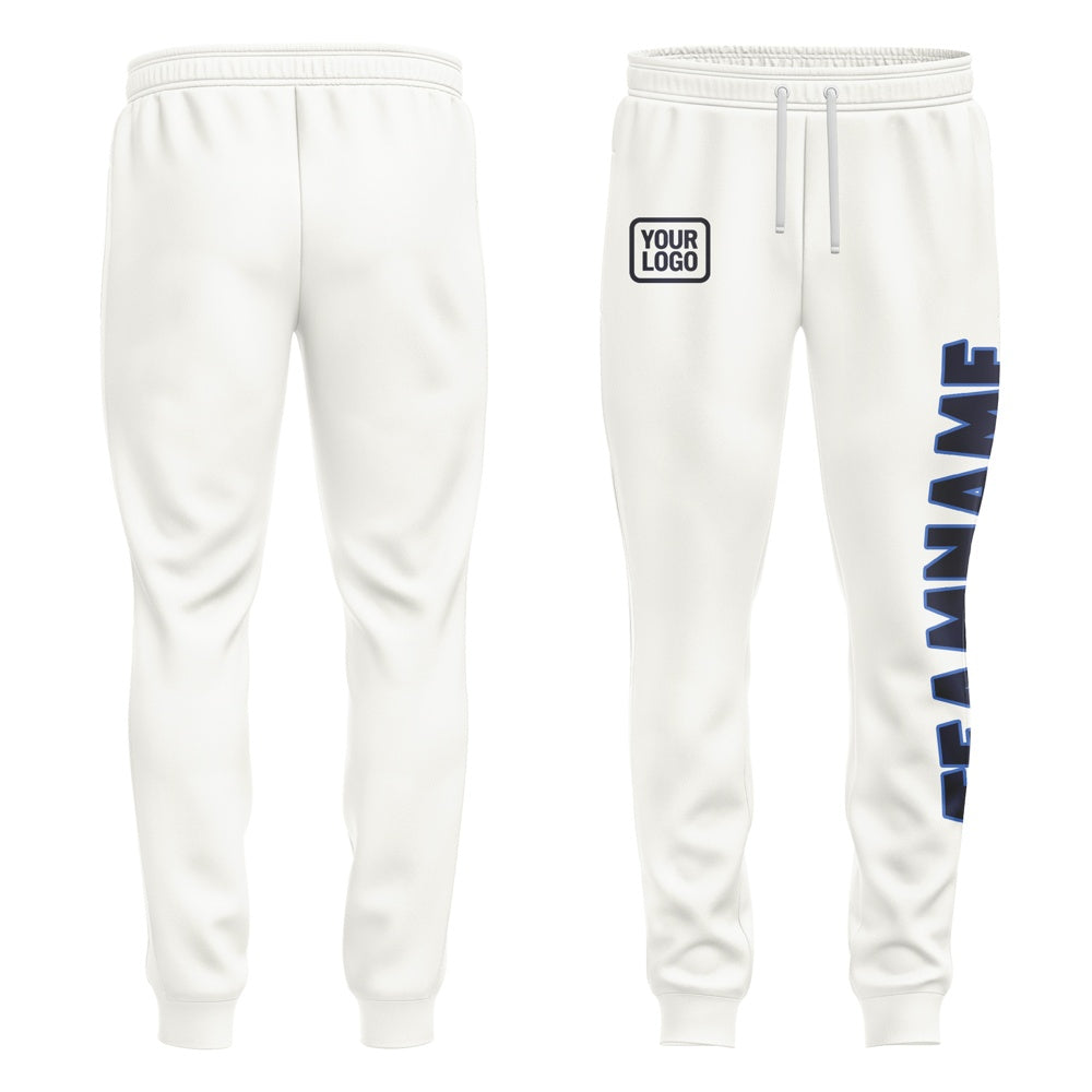 Custom White Navy Pants