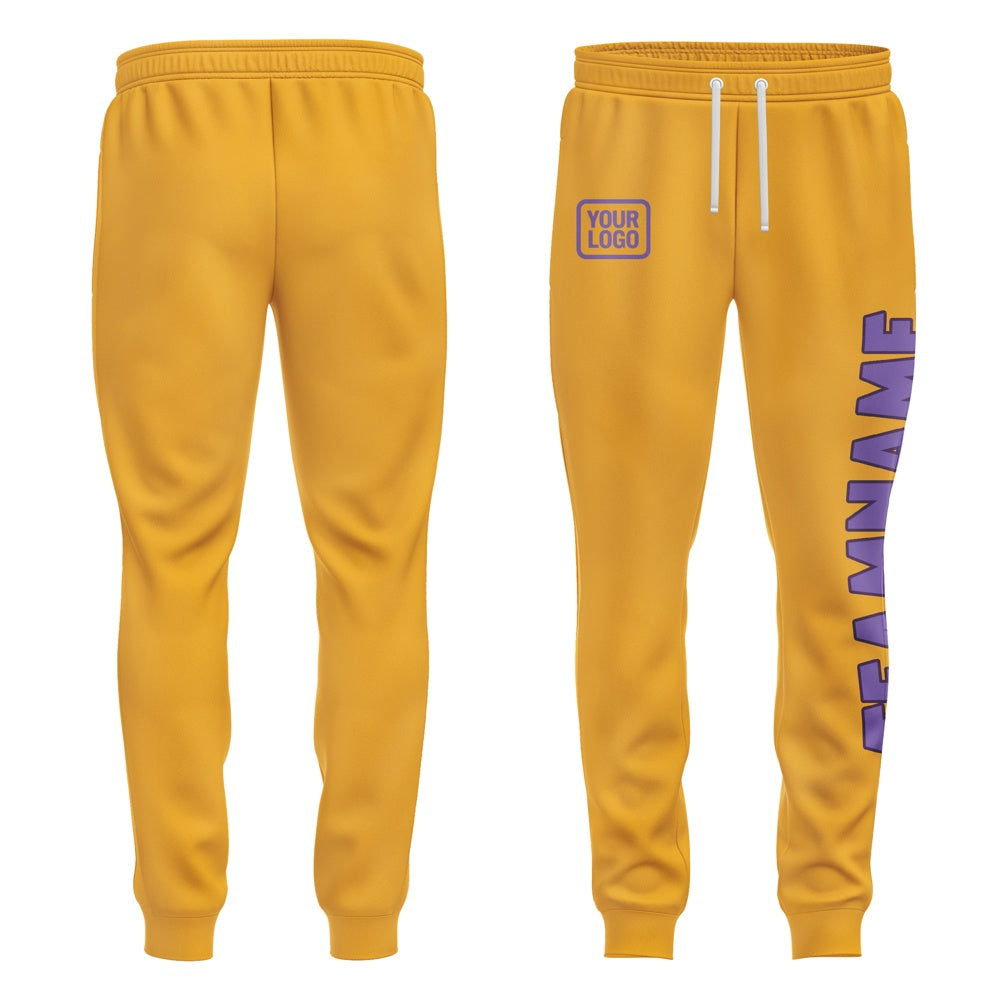 Custom Yellow Light Purple Pants