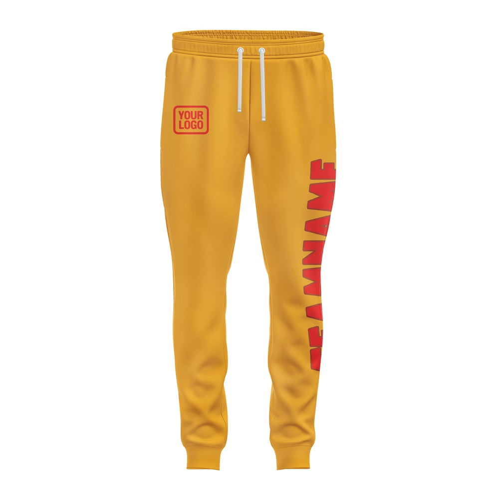 Custom Yellow Orange Red Pants