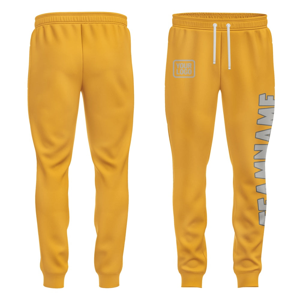 Custom Yellow Gray Pants